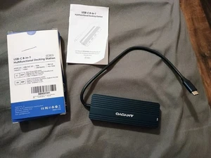 Anker Laptop Docking Station 8-in-1 USB-C Media Hub Dual HDMI Monitor  - Picture 1 of 4