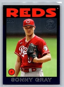 2021 Topps 1986 Topps Baseball Sonny Gray Blue Parallel #86B-72 Reds - Picture 1 of 2