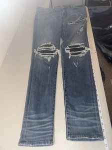 Amiri Herren MX1 Clay Indigo Skinny Blau Jeans US Größe 36 - Bild 1 von 10