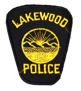 LAKEWOOD OHIO OH Sheriff Police Patch STATE SEAL SUNRISE VINTAGE OLD MESH 2S - Picture 1 of 2