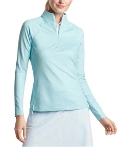 $ 130 Peter Millar kleiner blauer bedruckter Perth-Lagenlook-Pullover mit Raglanärmeln für Damen - Bild 1 von 15