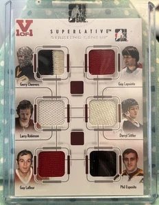 CHEEVERS LAFLEUR ESPOSITO 2008 In The Game Superlative Starting Lineup Relic 1/1 - Picture 1 of 2