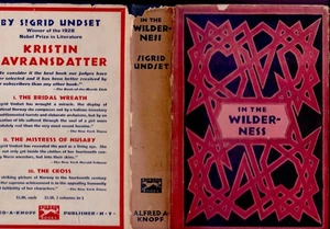 In the Wilderness Sigrid Undset 1929 Hardcover Dust Jacket Vintage Book Knopf - Picture 1 of 11