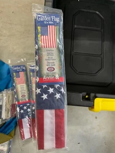 ANNIN FLAG MAKERS 12 x 18 INCH  U.S. GARDEN FLAG NEW IN PACKAGE - Picture 1 of 1