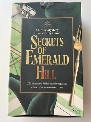 Secrets of Emerald Hill - 1980s Themed Murder Mystery Dinner Party Game - Unused - Image 1 of 4