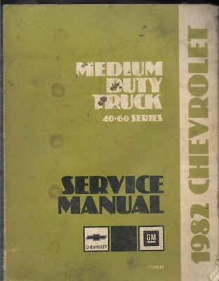 Camión Chevrolet 1982 mediano serie 40-60 P4T042 B6P042 manual de servicio Foto 1 de 4
