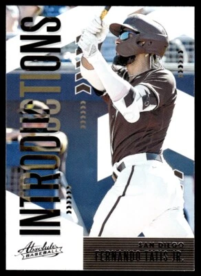 2020 Panini Absolute Introductions Fernando Tatis Jr. San Diego Padres #INT5 - Image 1 of 2