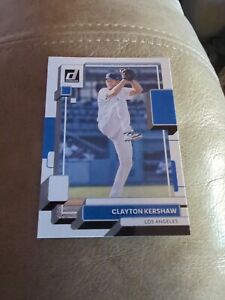 2022 Donruss Baseball Clayton Kershaw #85 Los Angeles Dodgers