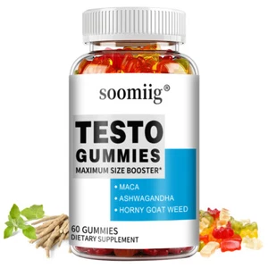 Suplemento de testosterona Testo Gummies para hombres - Imagen 1 de 6