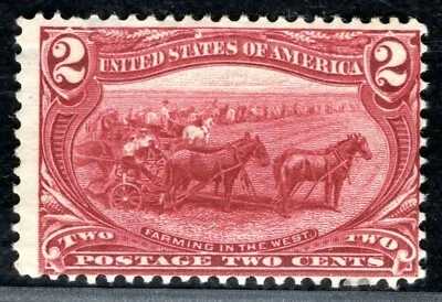 USA Stamp 2c Trans-Mississippi Exposition 1898 Mint MM {samwells} LIME177 - Image 1 of 4