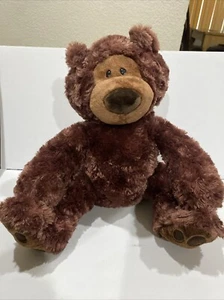 GUND Chocolate Brown Teddy Bear Soft Stuffed Animal Plush 18" Philbin NWT - Picture 1 of 8