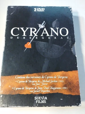 Cyrano de Bergerac Gerard De Pardieu 1950 y 1990 - 2 x DVD Español Frances Reg 0 - Imagen 1 de 4