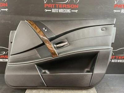 2007 BMW 530xi PASSENGER FRONT POWER INTERIOR DOOR TRIM PANEL, BLACK TRIM SW - Image 1 of 4