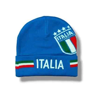 Berretto Italia FIGC Zuccotto Colore Azzurro Taglia Unica Strisce Tricolore - Imagen 1 de 1