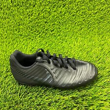 Nike Tiempo Legend 7 Boys Size 2.5Y Black Running Shoes Sneakers AO2308-801