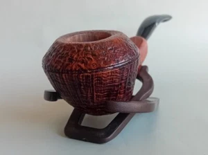 OLD ANTIQUE CASTLE KK 54 CARLO SCOTTI ERA HALF BENT BULLDOG SHAPE BRIAR PIPE - Picture 1 of 20