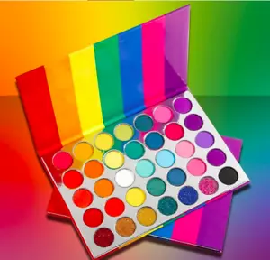 Qing Rainbow Eye Shadow Palette 35 Pans Glitter Matte Shimmer Shade New In Box - Picture 1 of 2