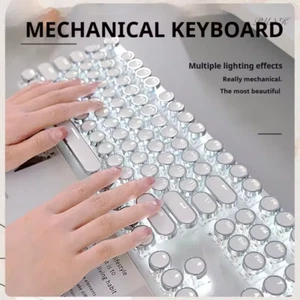 Punk Style Mechanical Computer Keyboard - Picture 1 of 15