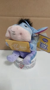 Peluche Disney Ih-Oh Winnie con ventosa per auto casa 18cm I love my car - Foto 1 di 3