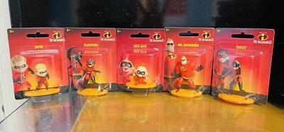 "Juego completo de adornos para pasteles de 2,5-3"" de figura de Disney Los Increíbles". A+Vendedor. Foto 1 de 3