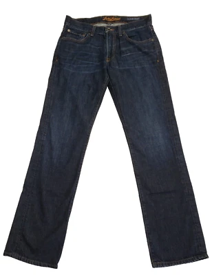 Womens Lucky Brand 221 Straight Leg Boy Cut Jeans Size 28x32 Dark Wash Excellent - Image 1 of 4