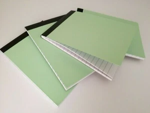6 PADS A6 PAPEL FORRADO AMBOS LADOS PAPEL BLANCO JOTTER NOTA BLOC MEMO NOTEBOOK - Imagen 1 de 12