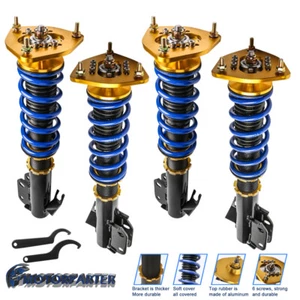 Box(4) Coilovers struts for 2002-2007 Subaru Impreza WRX Adjustable Height - Picture 1 of 14