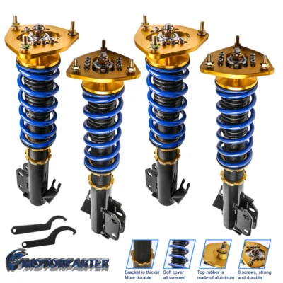 Box(4) Coilovers struts for 2002-2007 Subaru Impreza WRX Adjustable Height Foto 1 de 4