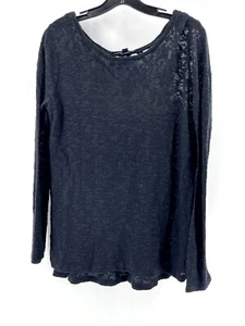 American Eagle Outfitters Women's Long Sleeve Blue Loose Knit Shirt Top Size M - Picture 1 of 10