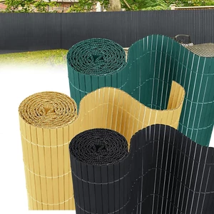 Canniccio PVC Recinzione 120X500Cm Tappetino Privacy per Balcone Con Fascette Re - Foto 1 di 12