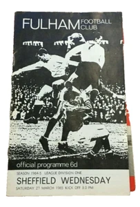 FULHAM V SHEFFIELD MITTWOCH - DIVISION ONE - 27.3.1965 - Bild 1 von 1