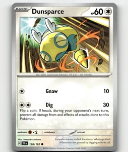 Dunsparce Pokemon • Common • 128/162 Temporal Forces - Picture 1 of 1
