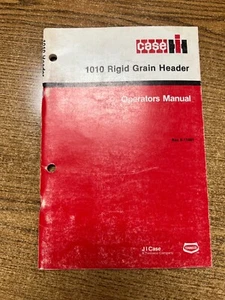 Case IH 1010 Rigid Grain Header Operators Manual Rac 9-11461 - Picture 1 of 3