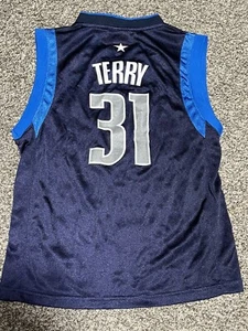 Adidas NBA Dallas Mavericks Jason Terry #31 Blue Jersey Youth Medium YM Perfect - Picture 1 of 3