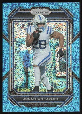 2022 Panini Prizm Blue Sparkle #122 Jonathan Taylor /96 Indianapolis Colts - Image 1 of 2