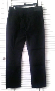 Apuor Men's Regular Fit Jeans Size 32Wx30L Stretch Fit Straight Leg Pants Black - Picture 1 of 9