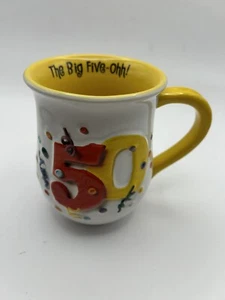 Russ “50” Potbelly Coffee Mug Cup" The Big Five-Ohh!" 50th Birthday Celebration - Picture 1 of 7