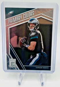 CARSON WENTZ 2019 Panini Donruss Elite Football #PC-2 Green /299 Eagles - Picture 1 of 2