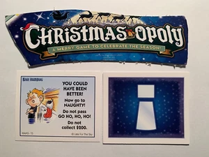 Monopoly Christmas YOU COULD OF BEEN BETTER Bah Humbug Card GAME REPLACEMENT - Picture 1 of 2