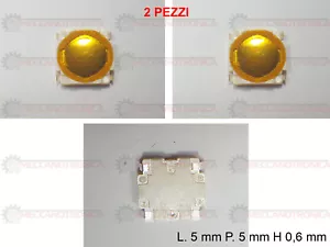 PULSANTE MICRO SWITCH CHIAVE TELECOMANDO FIAT 16 SEDICI OPEL SUZUKI 4 PIN- 2 PZ. - Picture 1 of 1