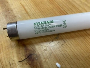 Sylvania FO25/841/ECO 25 Watt T8 Shaped Linear Fluorescent Tube 4100K 36" NOM. - Picture 1 of 1