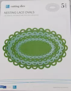 QuicKutz/Lifestyle Crafts Nesting Lace Ovals 5 cutting dies DC0161 - Picture 1 of 2
