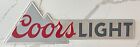 Coors Light Beer Sign Tin - 34x11 Inches
