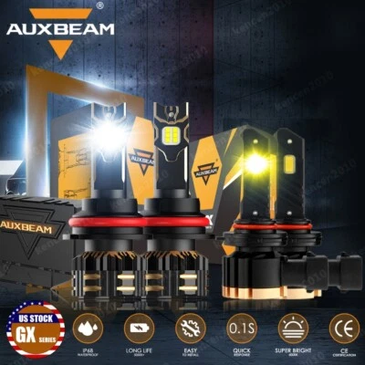 For Ford Expedition 1999-2002 AUXBEAM Canbus LED Headlight 6000K+Fog Light 3000K - Imagem 1 de 4