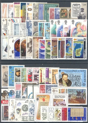 1982 EUROPA CEPT complete year set MNH Cover