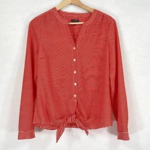 Camisa Talbots Abotonada Ligera Marinera Náutica Abuela Core Academia S - Imagen 1 de 4