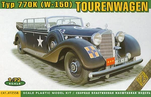ACE 1/72 72558 Segunda Guerra Mundial Alemán TOURENWAGEN Tipo 770K (W-15T) - Imagen 1 de 1