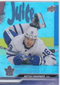 2023-24 UD..MITCH MARNER..SILVER FOIL..CARD # 418..MAPLE LEAFS..COMBINED SHIP - Picture 1 of 1