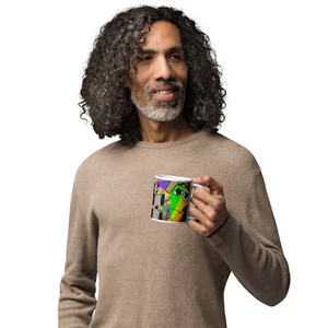Taza blanca brillante - Imagen 1 de 2