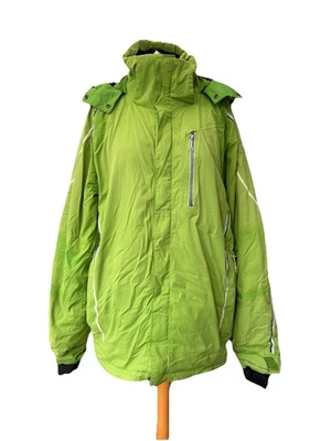 Eider Green Ski Jacket Size XL Long Sleeve Hooded Full Zip Men’s  — 第 1/4 张图片